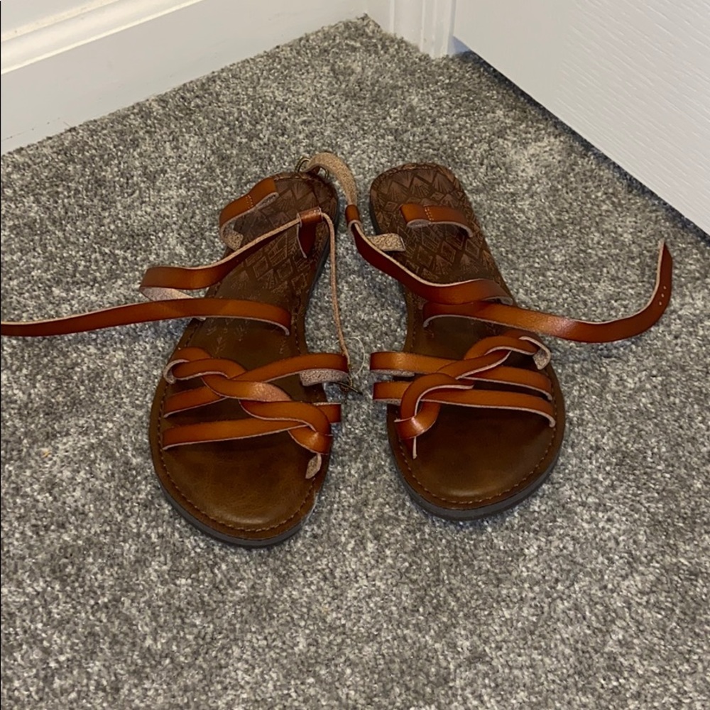 Brown Time and Tru sandals